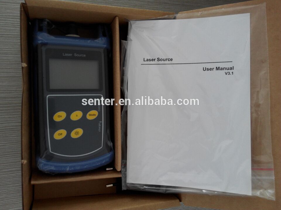 ST815 sursa laser portabil / tester de fibra optica / sursa de lumina optica