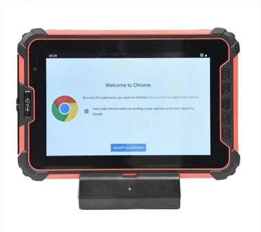 Cod de bare pentru tablete industriale Android de 8 inch