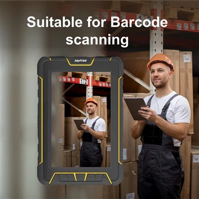 Tabletă robustă cu scaner de coduri de bare 2D